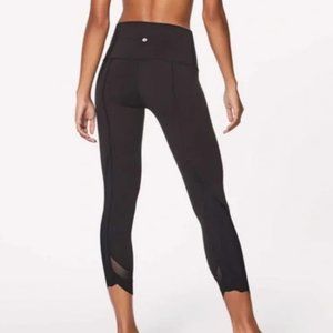 Lululemon Special Edition Wunder-Under Crop Legging with Scallop Bottom
